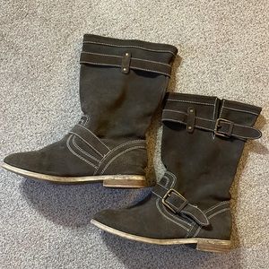 Vintage dELiA*s Suede Leather Moto Boots